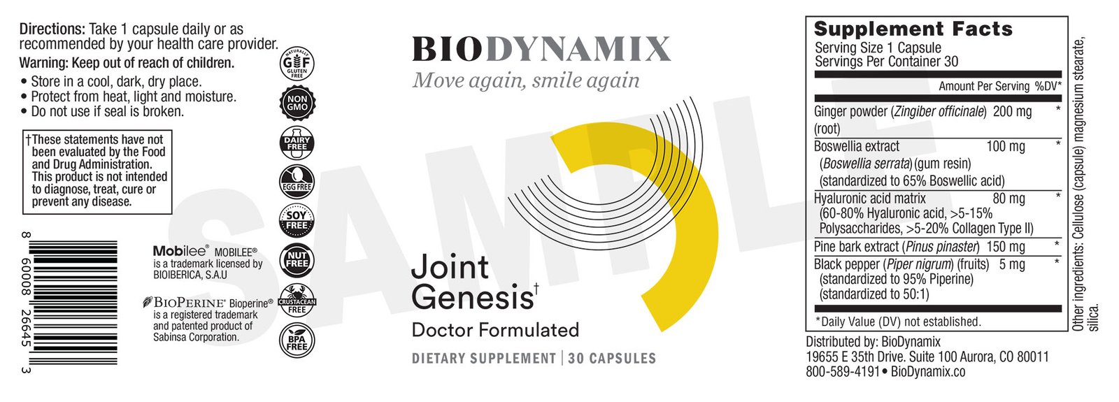 Joint Genesis Label